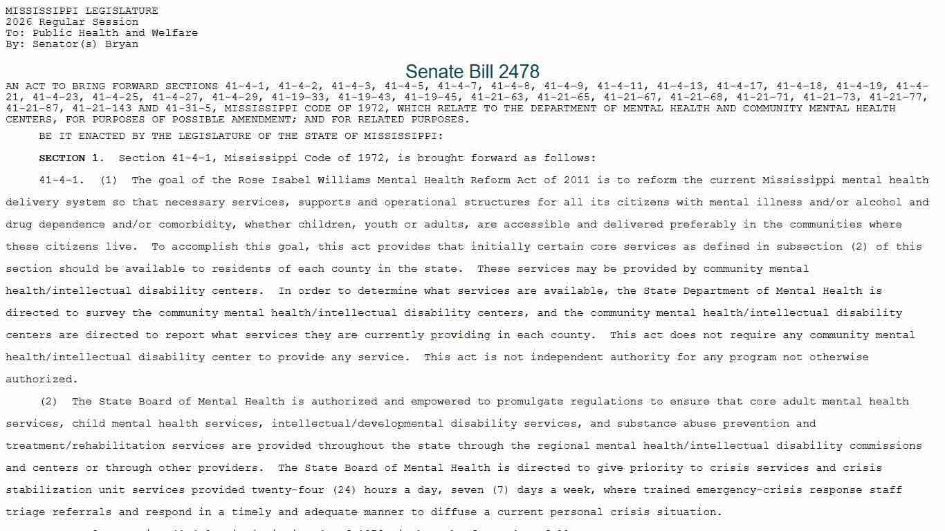 SB2478 (As Introduced) - 2026 Regular Session
